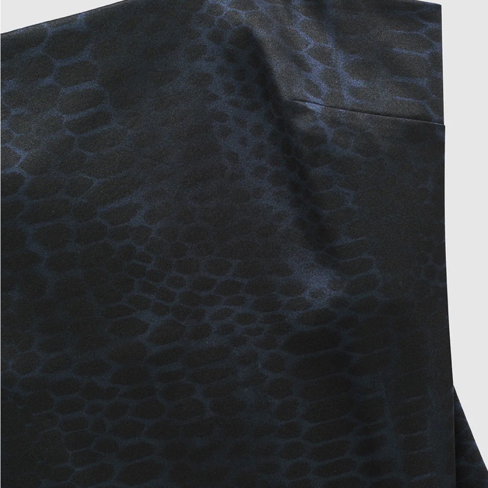 NEW NWT Anine Bing Valentine silk mini dress black and blue size small - Picture 4 of 8